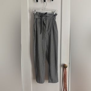 H&M Houndstooth Tapered Trouser